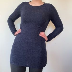 American Apparel Navy Blue Long Sleeve Top